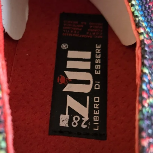 Zull multicolor Stitched Mexico lace up Sneakers Shoes - Picture 7 of 10